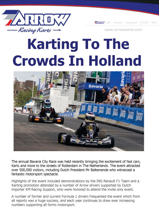 arrow karting in holland