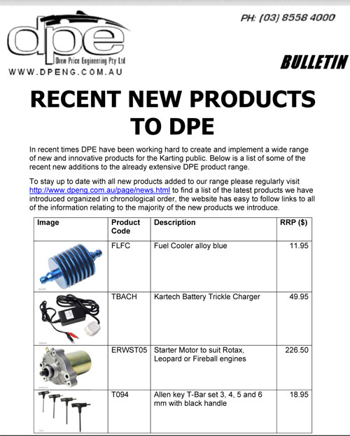 dpe products