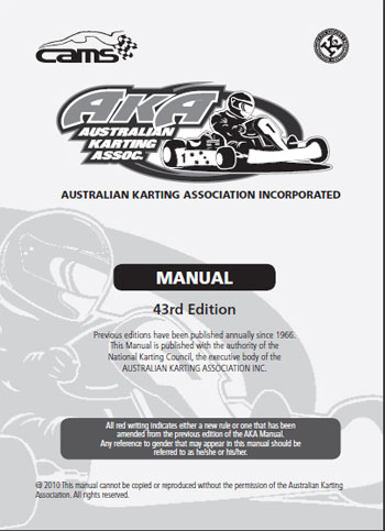 2010 aka karting manual cover