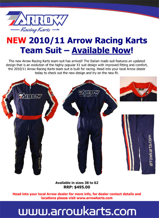 arrow race suit 2010-2011