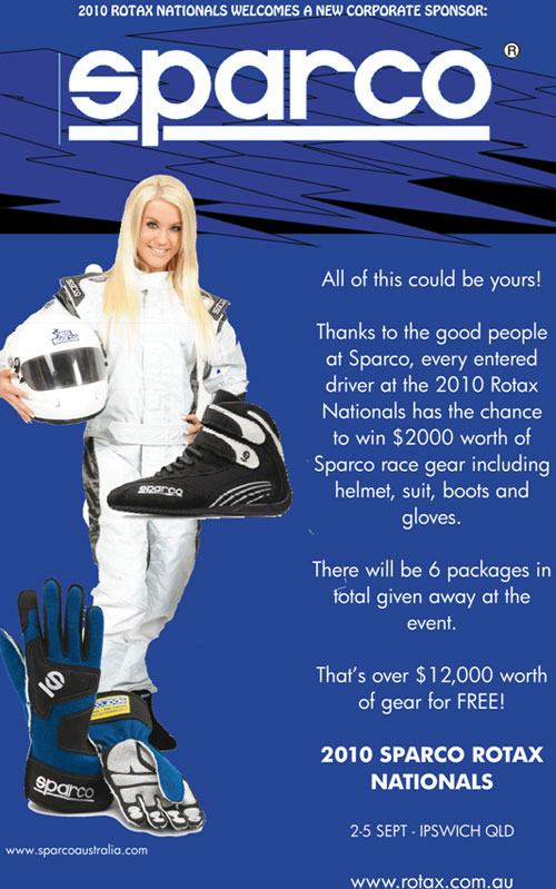 sparco rotax promotion