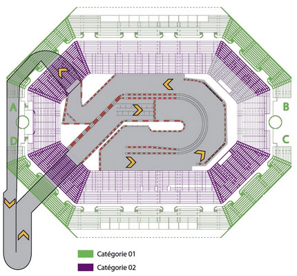 track layout for 2011 bercy masters karting event