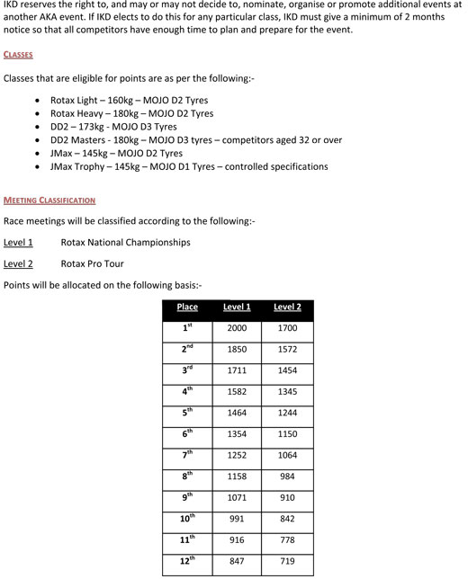 rotax ranking rules 2012 2013