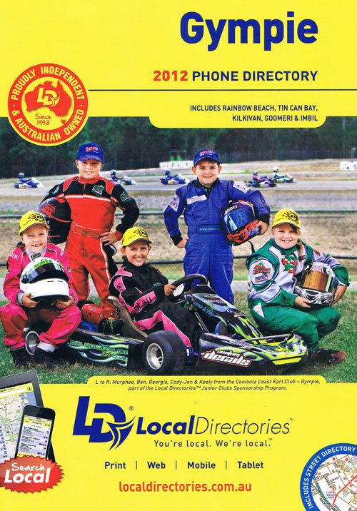 karting on directory cover