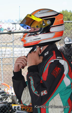 2nd in the final was a great result on debut in DD2 for Formula K driver Adam Lindstrom