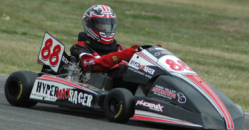 hyper max racer kart track test winton