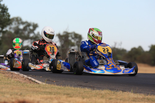 Ashleigh Stewart from Wellington had mixed fortunes in her senior class debut at the second Australian Rotax Pro Tour round
