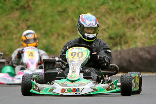 Ryan Urban from Auckland in 125cc Rotax Max Light