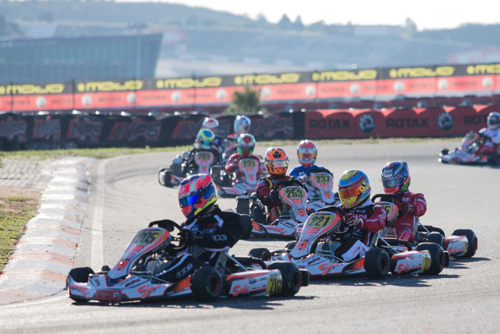 Daniel Connor (#205) in action at the 2015 Rotax Max Challenge Grand Final