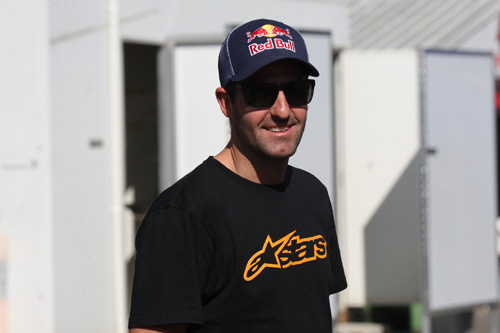 Jamie Whincup trackside at Ipswich