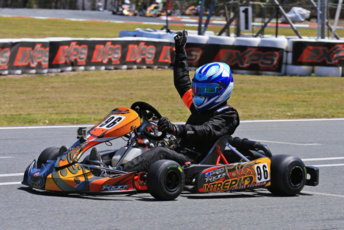Young Kiwi karter Matthew Payne (#96) dominated the Junior Max Trophy class at Australia's Rotax Pro Tour Grand Final meeting at Ipswich in Queensland over the weekend