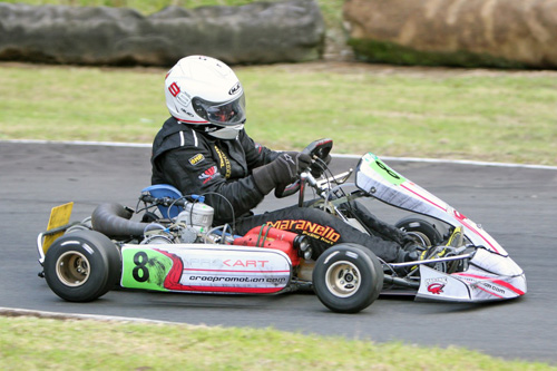 Steve Brown is one of several drivers from the KZ2 Masters class set to line up on the grid at the Race of Stars