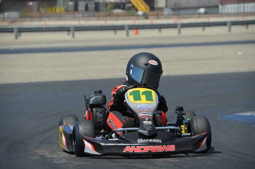 Kid Kart Honda winner Sheldon Andrews