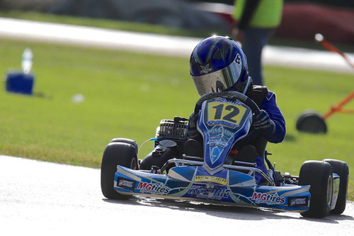 Keegan Bosch became a first time winner in the Yamaha Rookie division