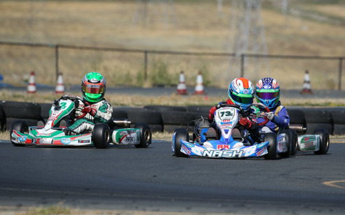 Anthony Willis beat out Oliver Calvo and Ryan Schartau for his second TaG Cadet victory of the season