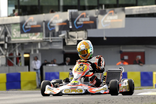 Fastest qualifier in KZ, Paolo De Conto
