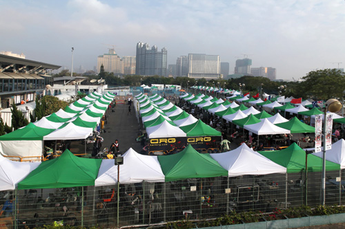 Tent city, Macau 2015