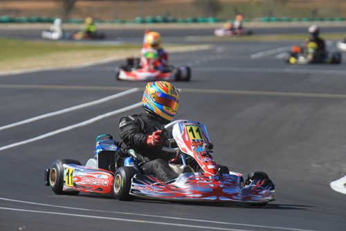Pierce Lehane remains unstoppable in Rotax Light with a clean sweep of wins in the heat races
