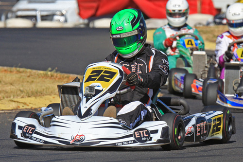 Regan Payne will be chasing yet more success in Rotax Heavy, this weekend on home soil in Queensland