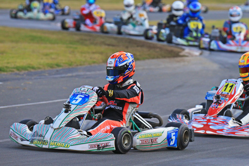 A recent resurgence from Tony Kart/TWM driver Nathan Tigani has him chasing a blue plate in Rotax Light