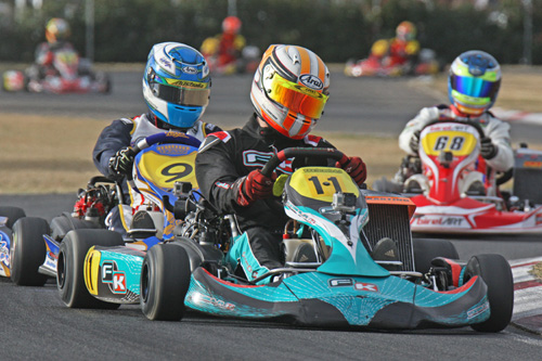Formula K / Pro Karting's Adam Lindstrom leads the way in his return to DD2