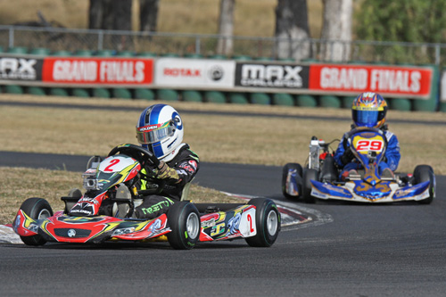 JC Kart's Oscar Targett qualified 2nd in the first ever Micro Max event in Australia