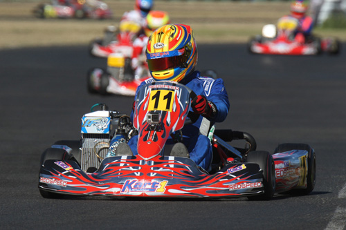 •	Fresh from last weekend's Euro Max round in Italy, Pierce Lehane returned taking pole position and three heat wins