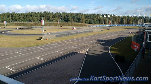 View from the starting gantry at Kristianstad
