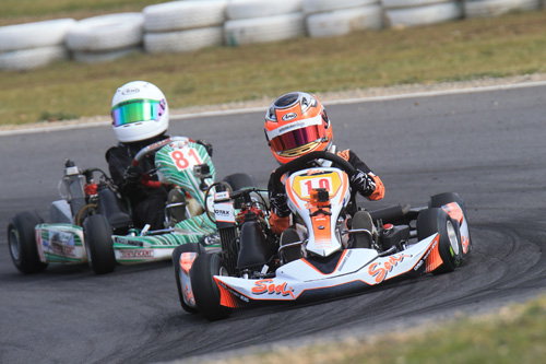 Emerson Vincent (#10) was again the top finishing Kiwi at the latest round of the Rotax Rotax Pro