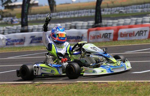 Harrison Hoey made an impressive debut for Compkart Australia and Z Corse by taking a comfortable victory in the KA2 category