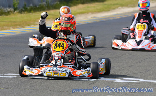 Christian Brooks secured the Rotax Grand Finals ticket in Senior Max with two victories in Sonoma
