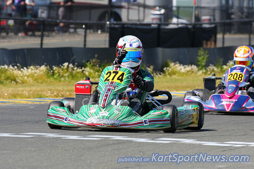 Five straight victories helped Nick Brueckner earn his first Rotax Grand Finals ticket with the Junior Max championship