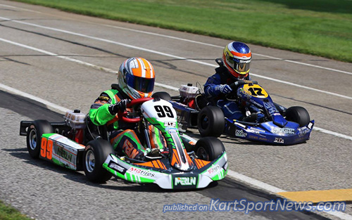 Cameron Brinkman and Indy Ragan each took home a win in Kid Kart 