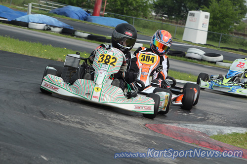 Brett Mitchell kicked off the year with a sweep of Round One in Rotax Senior 