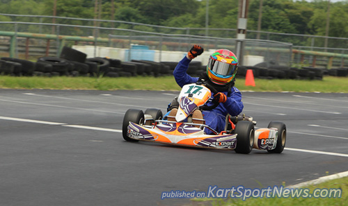 Caiden Mitchell swept the opening round of the new Mini Swift division