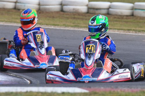 Rotax 125 Light - Joshua Fife is only 100 points behind series leader and team mate Cody Gillis