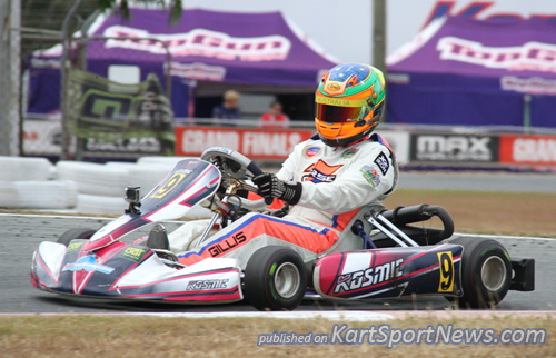 •	Cody Gillis returned to his early season form taking a narrow pole position in Rotax 125 Light