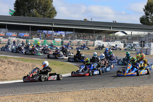 More than 220 entries have been received for Round Four of the Australian Kart Championship in Ipswich