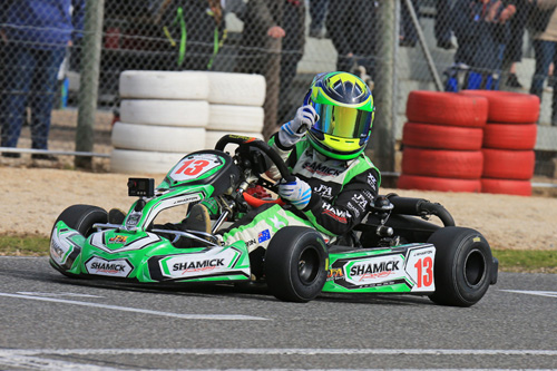 James Wharton made it two wins from two starts on finals day in Mini Max