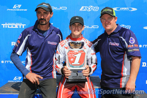 •	Junior Max's 2016 Rotax MAX Australian Challenge Champion: Cody Brewczynski