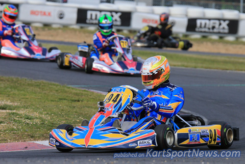 A clean sweep for Brad Jenner in Rotax 125 Light