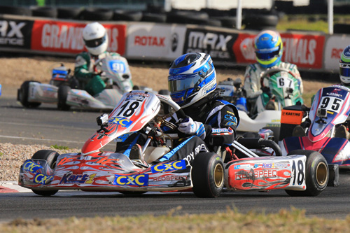 rotax pro tour Cody Brewczynski is one of the favourites in Junior Max with a large array of new drivers joining the field