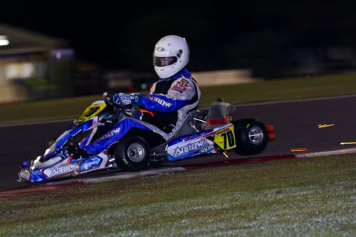 Brendan Nelson secured pole position in both Rotax Heavy and DD2