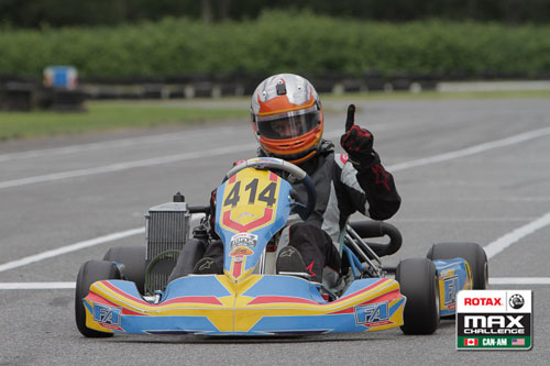 Former US champ Mike Daniel doubled up in Rotax Masters
