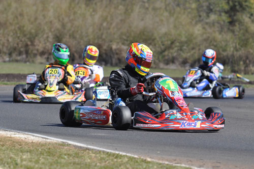 Pierce Lehane was victorious in both Leopard Light and Rotax Light