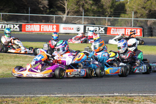 James Abela took two heat wins in Junior Max and will start from pole in the pre-final