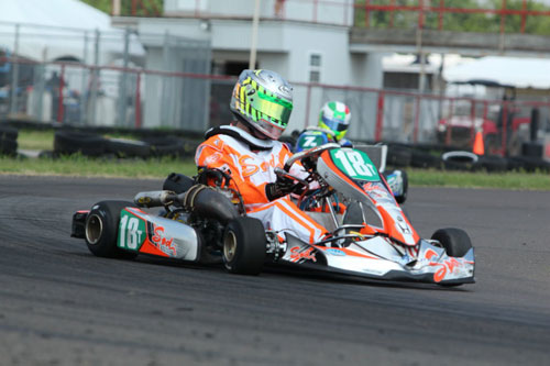 Texan Nathan Adds scored two wins on the weekend, S5 and Rotax Junior