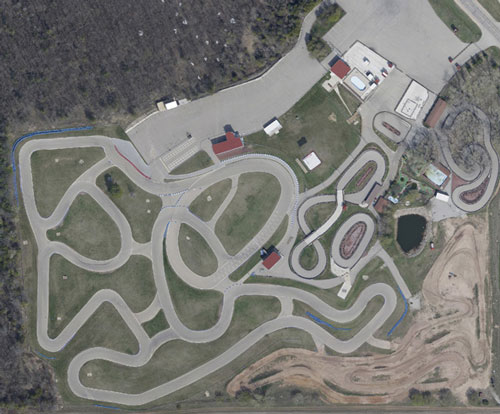 Motorsports Raceway circuit in Shawano, Wisconsin, USA
