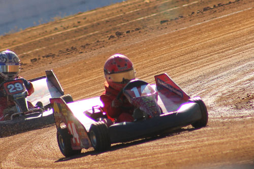 Sophie Coghlan is always punching above her weight when it comes to Speedway Karting