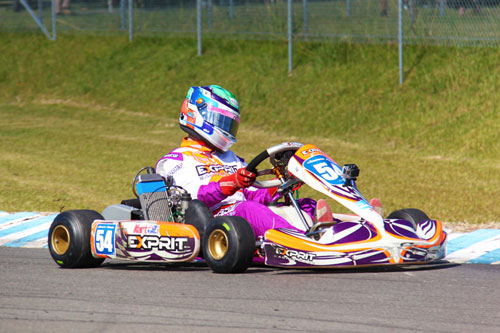 James Abela completed his clean sweep of Junior Max with victory in the final